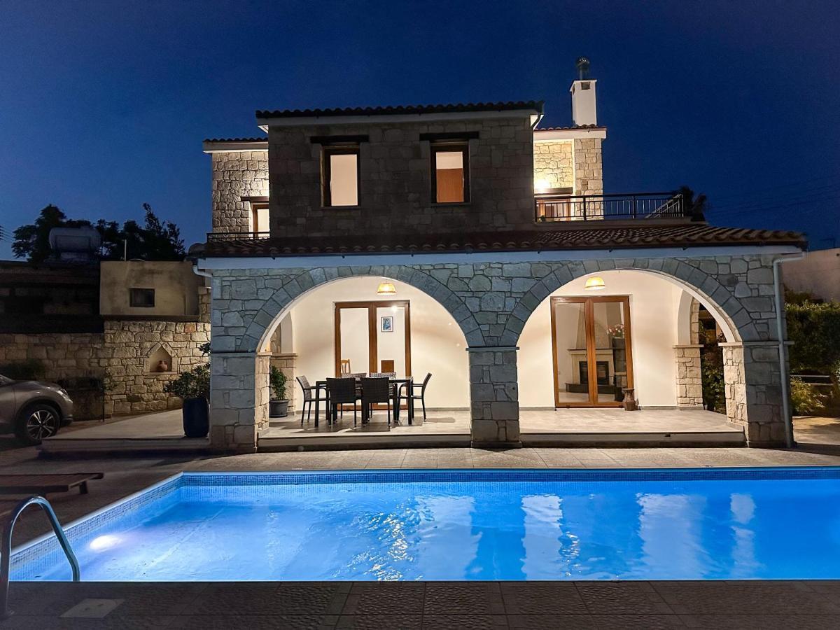 Almond Grove Luxury Villa Wprivate Pool Simou ภายนอก รูปภาพ